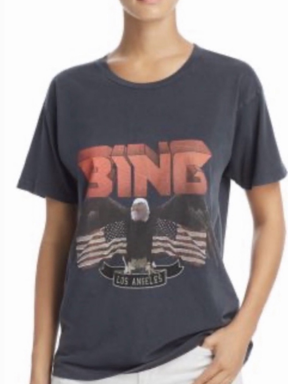 Anine Bing Vintage Eagle Tee